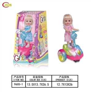 Electric universal music dancing dolls lights - OBL749898
