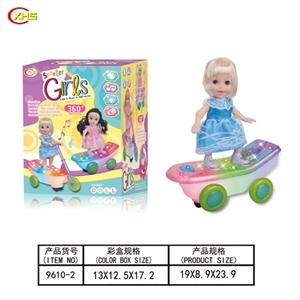 Electric universal music dancing dolls lights - OBL749906
