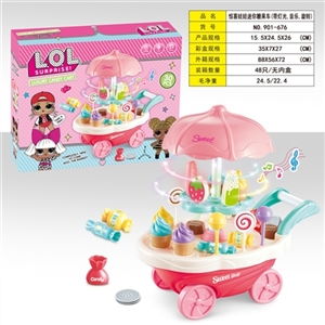 Surprise doll mini candy car (with light, music, and rotation) - OBL749980