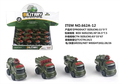 Military inertia alloy car - OBL750098