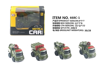 Military inertia alloy car - OBL750105