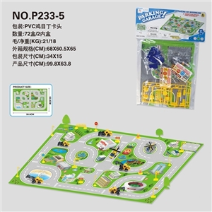 Educational non-woven orbit bulldozing truck parking lot - OBL750224