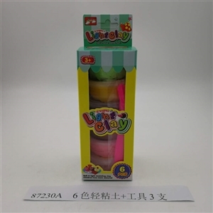 6 color 20 g light clay tools 3 color box (canned) - OBL750485