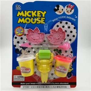 2 AnShiCai mud card board mould tool (2 cans) mickey version - OBL750508