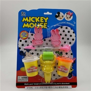2 AnShiCai mud card board mould tool (2 cans) mickey version - OBL750512