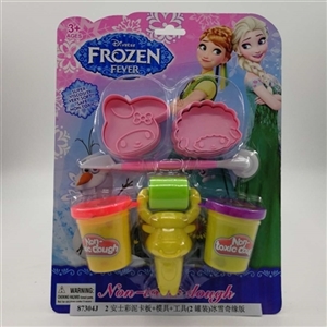 2安士彩泥卡板+模具+工具(2罐装)冰雪奇缘版 - OBL750543
