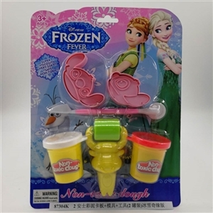 2安士彩泥卡板+模具+工具(2罐装)冰雪奇缘版 - OBL750544