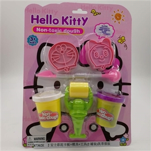 2 AnShiCai mud card board mold tool (2 cans) hello Kitty version - OBL750566