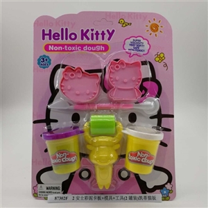 2 AnShiCai mud card board mold tool (2 cans) hello Kitty version - OBL750567