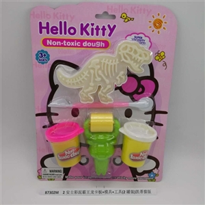 2 AnShiCai mud overlord dragon plate mold tool (2 cans) hello Kitty version - OBL750574
