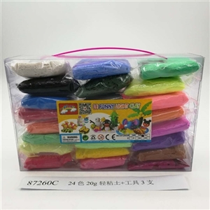 24 packs 20 g 3 PVC light clay tool box (pillow package) - OBL750578