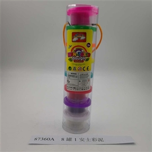 8罐1安士彩泥PVC圆筒 - OBL750581