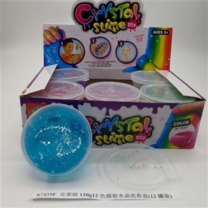 110 a g12 slime color laser crystal mud color box (12 cans) - OBL750636