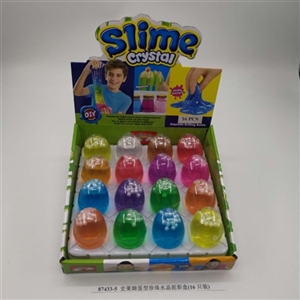 Slime type egg pearl crystal mud color box (16) - OBL750802