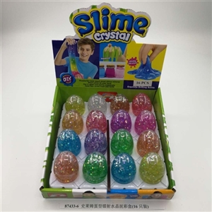 Slime egg type laser crystal mud color box (16) - OBL750803
