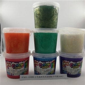 史莱姆重珠光水晶泥桶(1000g/中号桶)(12色） - OBL750836