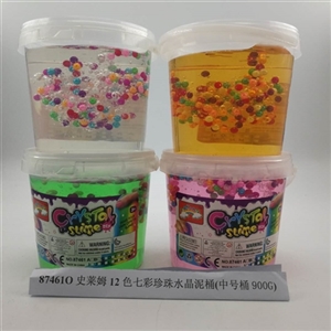 Slime colorful pearl crystal mud barrels (1000 g/tierce) (12) - OBL750839