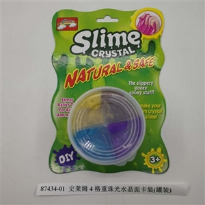 Slime 4 g heavy pearl crystal mud card installed canned (1) - OBL750867
