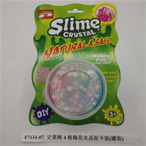 Slime 4, the plum flower crystal mud card installed canned (1) - OBL750873