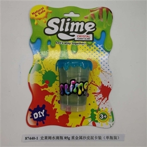 Slime water bottles of 85 g heavy metal skin mud card (bottled) - OBL750889