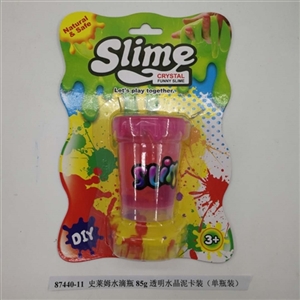 史莱姆水滴瓶85g透明水晶泥卡装（单瓶装） - OBL750899