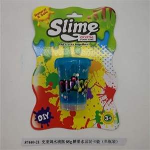 Slime water bottles of 85 g candy crystal mud card (bottled) - OBL750909