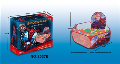 Spider-man 100 grains of ocean ball type ball pool tent - OBL750936