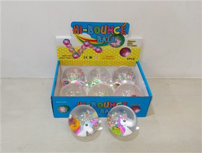 6 only 10 cm unicorn flash crystal ball - OBL751230