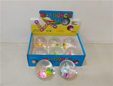 6 only 10 cm flamingos flash crystal ball - OBL751231