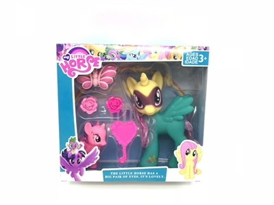 A evade glue pony bao li with comb hair clips - OBL751451