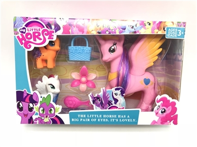 2 evade glue pony treasure with a large evade glue Ma Baoli take music take hairpin comb with her ha - OBL751454