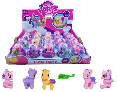 PVC small eggs evade glue Ma Baoli with comb six 20 PCS - OBL751478