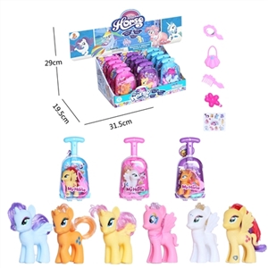 My dream to evade glue pony suitcase comb with mirror handbags hairpin 20 p assortments - OBL751491