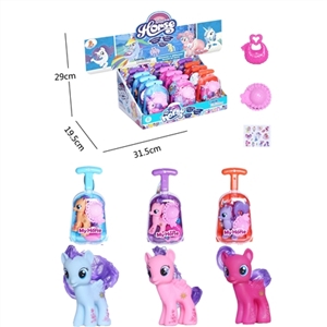 My dream to evade glue pony suitcase with handbags belt hat belt horse stickers conventional 12 PCS - OBL751492
