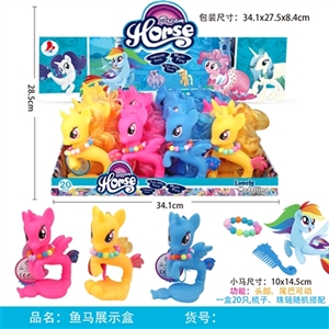 I dream of evade glue pony 20 PC mixed with comb a necklace - OBL751503