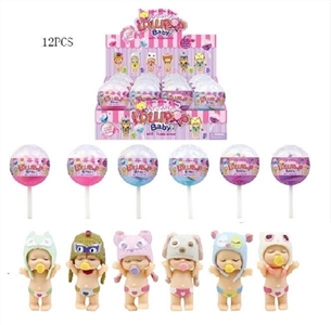 3.5 -inch evade glue water to pull urine sugar fruit doll sleep 12 PC assortments - OBL751520