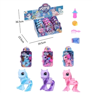 I dream of evade glue elven horses big suitcase with cloak comb hat 9 PC bottle mixed - OBL751523