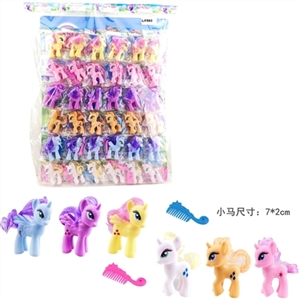 My dream to evade glue pony bao li with horse comb plate 36 PCS assortments - OBL751545