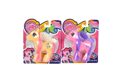 I dream of evade glue pony bao li with horse combs single paragraph 2 color orange - OBL751564