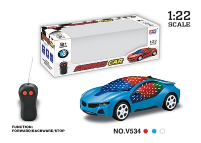 1:22二通3Ｄ灯宝马i8遥控车 - OBL751738