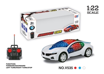 1:22四通3Ｄ灯宝马i8遥控车 - OBL751739