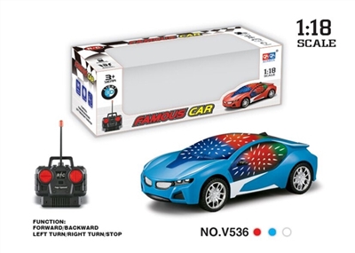 1:18四通3Ｄ灯宝马i8遥控车 - OBL751741