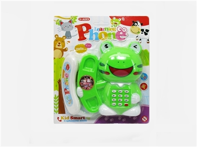 The little green frog card head phone music lights - OBL751811