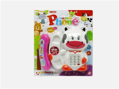 The small white cow cartoon phone music lights - OBL751812