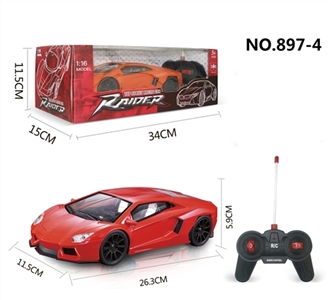 四通遥控兰博基尼车1:16(无尾翼）明窗椅座 - OBL751919