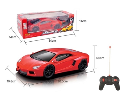  3D 四通遥控 兰博基尼车1:16(无尾翼）黑窗 - OBL751965