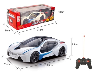  3D 四通遥控  宝马i8  1:16明窗椅座 - OBL751968