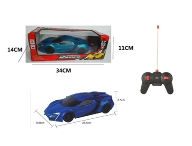  3D 四通遥控  莱肯 1:16黑窗 - OBL751971