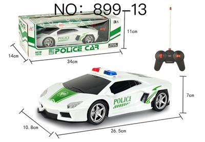 四通遥控 兰博基尼警车1:16(无尾翼)黑窗 - OBL752031