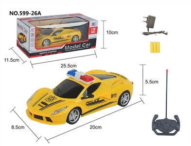 四通遥控 法拉利警车 1:20 - OBL752054